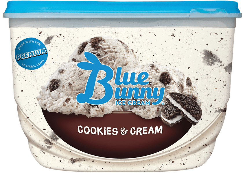 Cookies & Cream Ice Cream Sundae - Blue Bunny