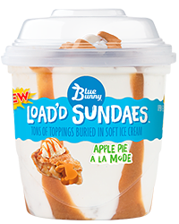 Load'd Sundaes®
Apple Pie A La Mode