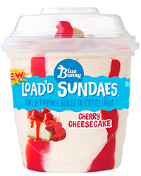 Load'd Sundaes®
Cherry Cheesecake