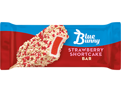 Strawberry Shortcake Bar Blue Bunny