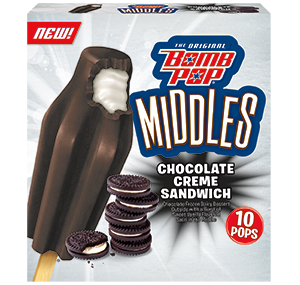 Chocolate Creme Sandwich
Bomb Pop Middles®