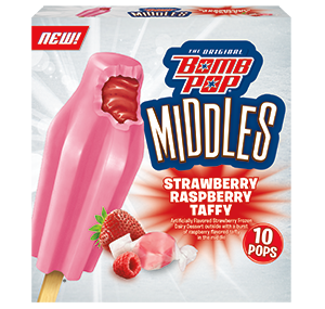 Strawberry Raspberry Taffy
Bomb Pop Middles®