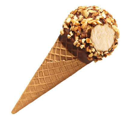 mixue vanilla cone
