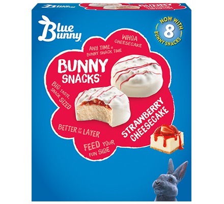 Strawberry Cheesecake<br />
Bunny Snacks®