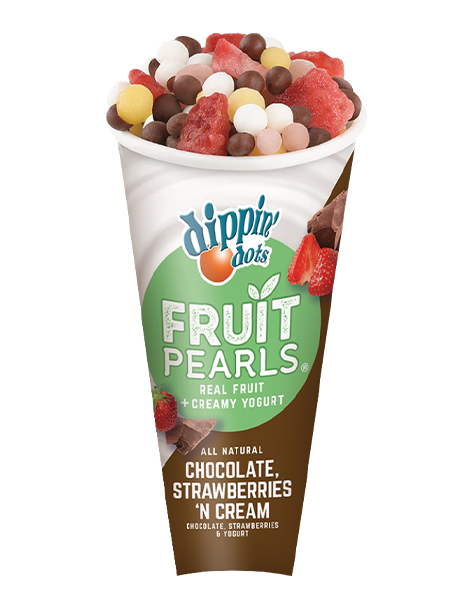 Dippin Dots® Fruit Pearls® Chocolate, Strawberries 'n Cream