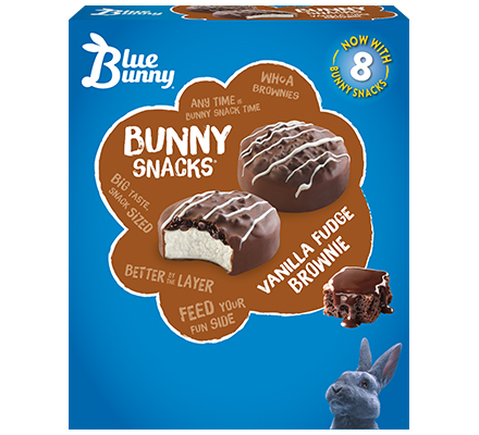 Vanilla Fudge Brownie<br />
Bunny Snacks®