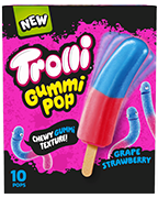 Trolli® Gummi Pop  Grape Strawberry