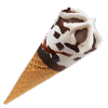 King Size Brownie Sundae Cone
