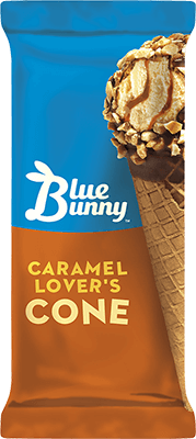 Caramel Lovers Cones - Ice Cream Sugar Cones - Blue Bunny - Blue Bunny