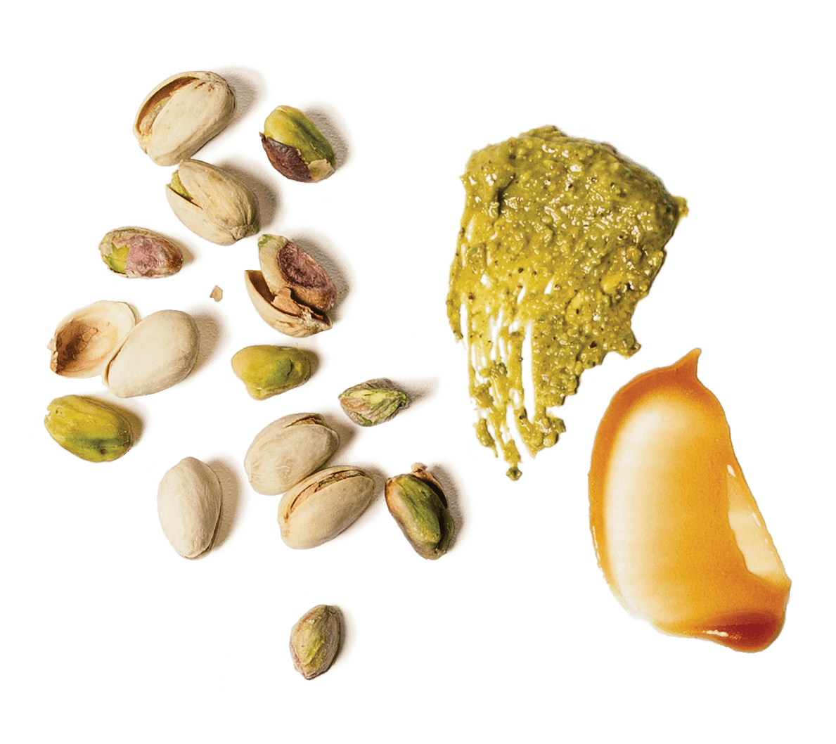 Pistachio & Caramel Inclusions