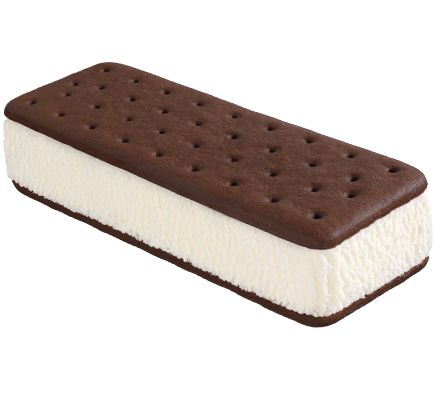 Big Vanilla Ice Cream Sandwich - Wells Foodservice