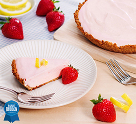 Strawberry Lemonade Ice Cream Pie